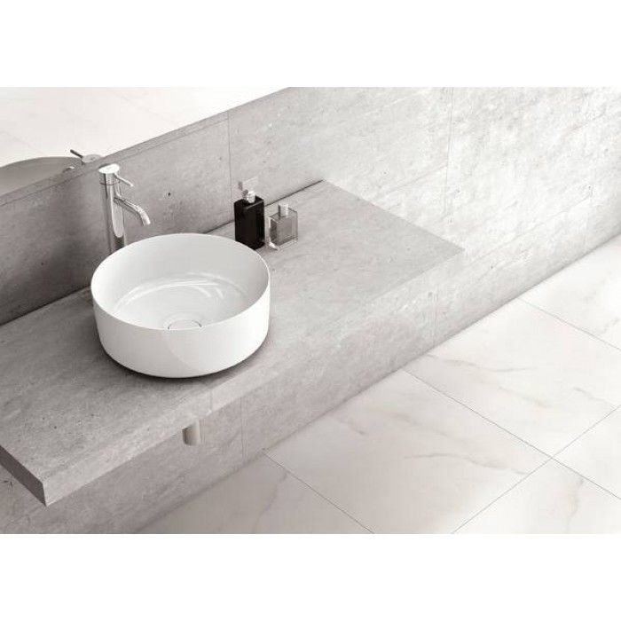 Roca Inspira Štvorcové umývadlo na dosku Fineceramic 37 cm bez prepadu A327523000 - galéria #2
