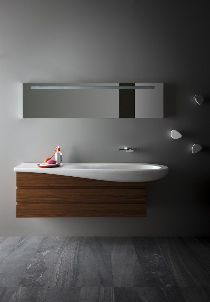 Laufen Ilbagnoalessi One Umývadlo 120 cm, LCC - biele H8149744001041 - galéria #1