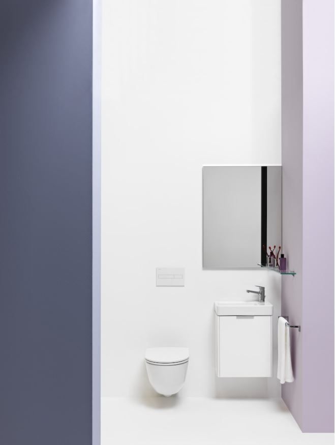 Laufen Spodná skrinka pod umývadlo 46 cm, závesy vľavo, biela matná H4021011102601 - galéria #3