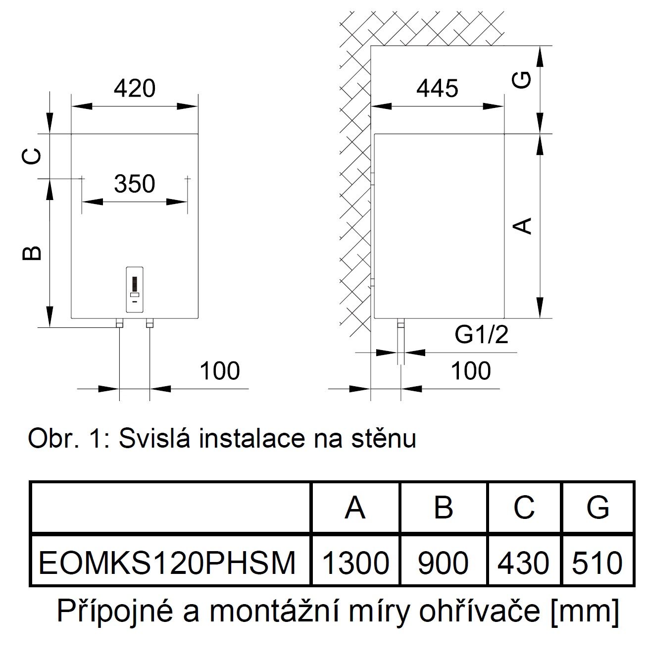 Mora EOMKS120PHSM Elektrický zásobníkový ohrievač vody - galéria #1