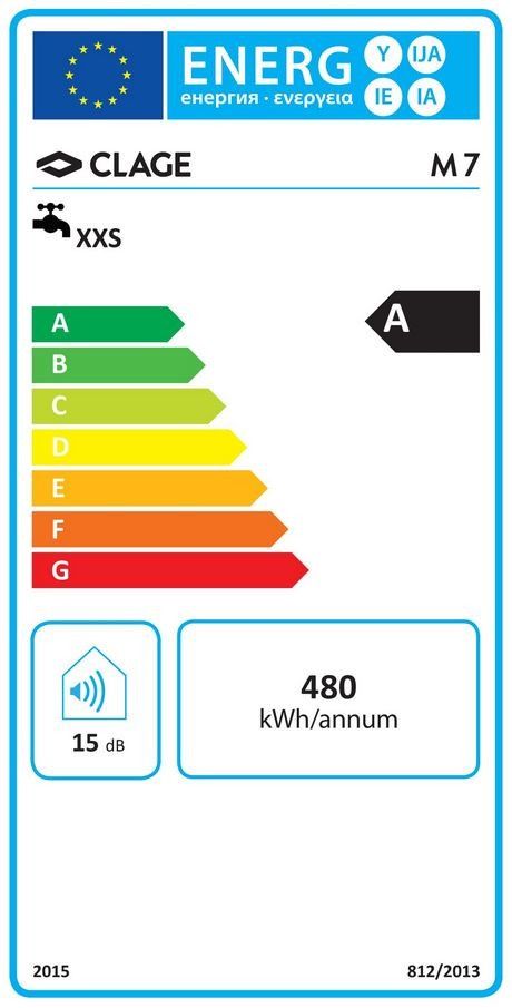 Clage M7EKM Beztlakový elektrický prietokový ohrievač vody s batériou 6,5 kW - galéria #2