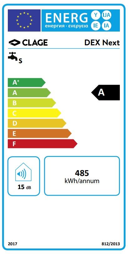 Clage DEX Next Prietokový elektrický ohrievač vody 18-27kW - galéria #3