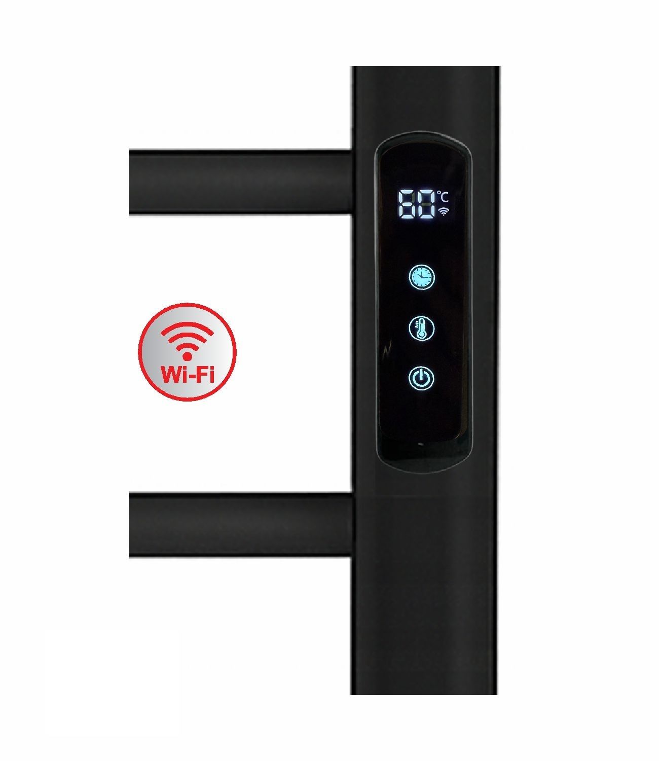 Elíz EBS EBS6/55AF-BWIFI Elektrický sušiak s WIFI, 52x55 cm čierna - galéria #3