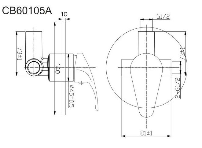 Mereo Sonáta Sprchová batéria podomietková, Mbox, chróm CB60105A - galéria #3