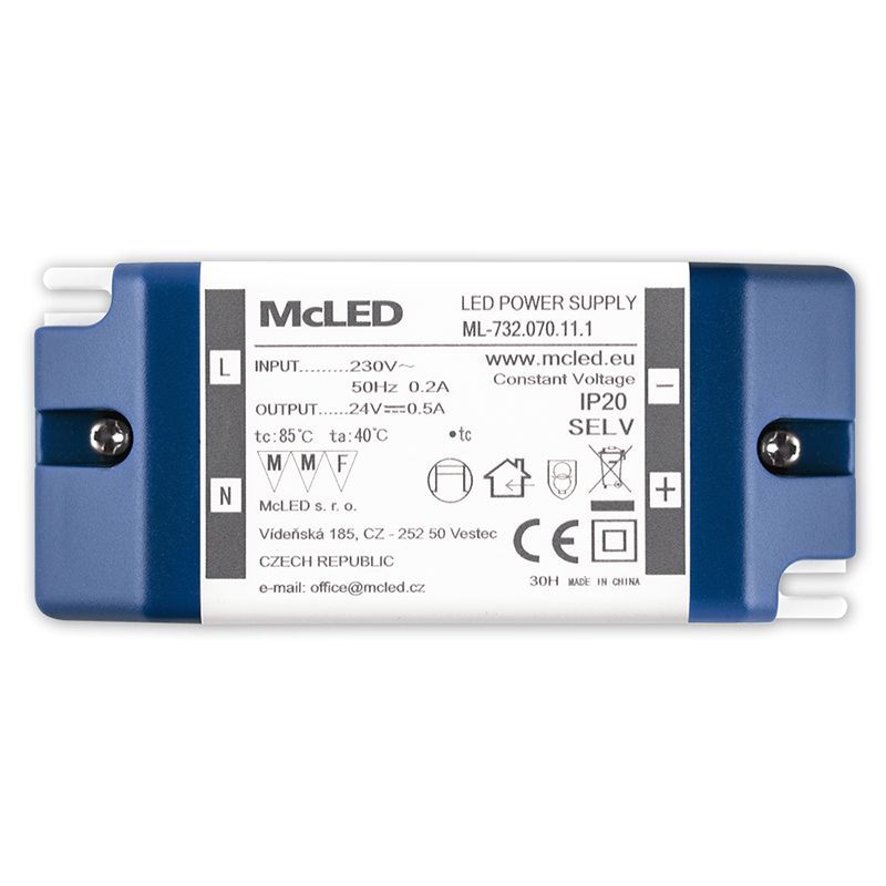 McLED LPK80WWWIFI Sada osvetlenia do niky - profil, LED, prijímač WIFI, napájanie, dĺžka 80 cm - galéria #6