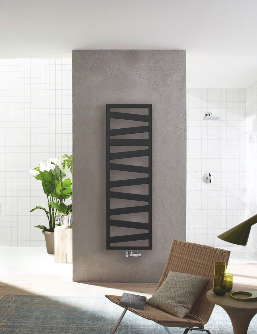 Zehnder Kazeane RK-100-050-0557 Radiátor kombinovaný, 50x96,5cm, čierny mat - galéria #2
