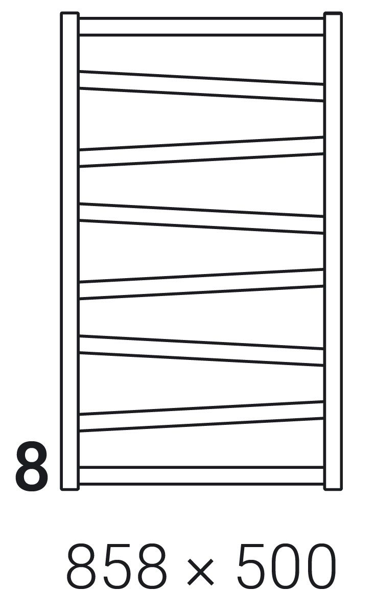 House Level Zet HLZE0850509016B Radiátor kombinovaný, 50x85,8cm, biely - galéria #6