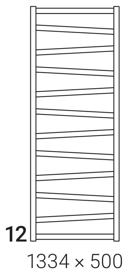House Level Zet HLZE13300509016SP Radiátor kombinovaný, 50x133,4cm, biely - galéria #3