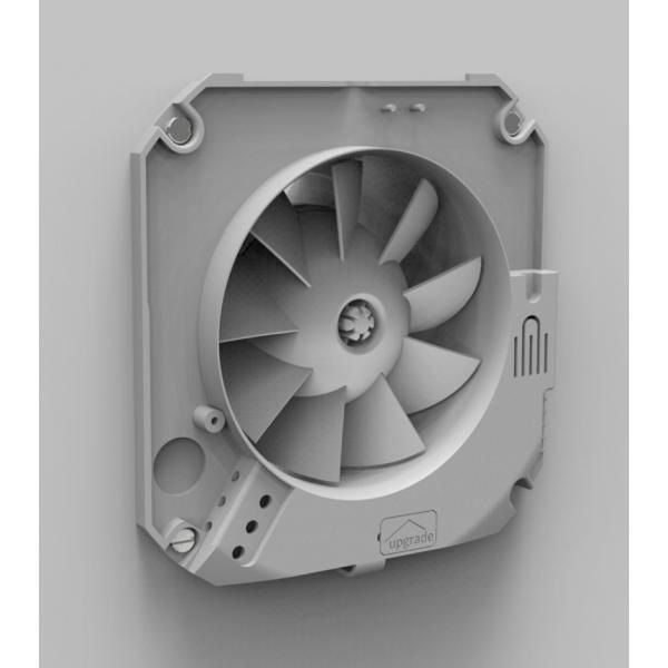 Cata UC 10 HYGRO Axiálny ventilátor s automatickou reguláciou vlhkosti, biely - galéria #2