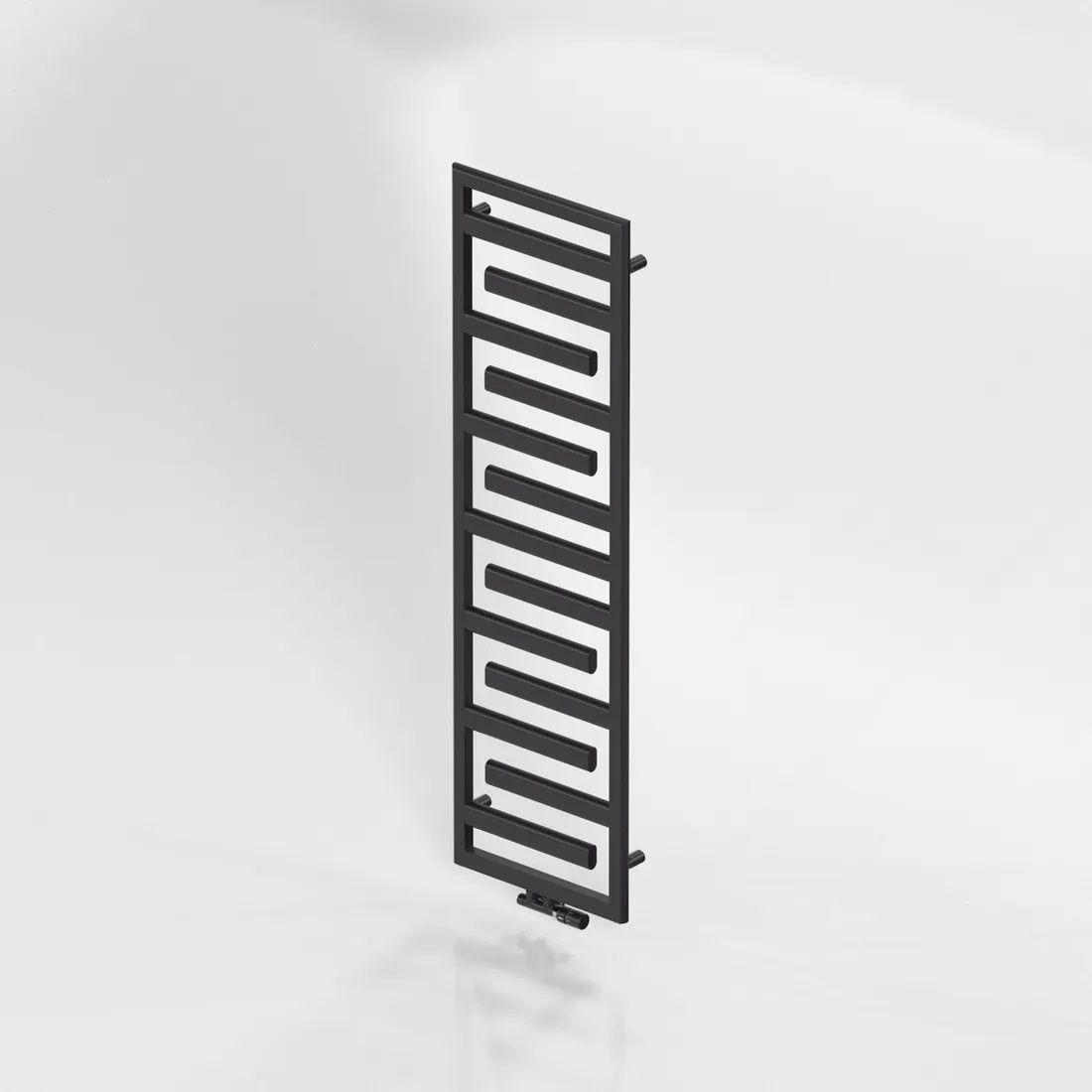 Zehnder Tetris TETSS150060WZZZ Radiátor pre vykurovací systém60x146cm, čierny mat 0557 - galéria #7