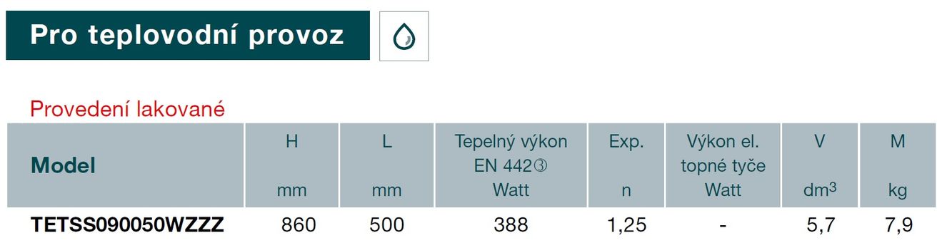 Zehnder Tetris ZT5090W Radiátor pre vykurovací systém, 50x86 cm, biely 9016 - galéria #10