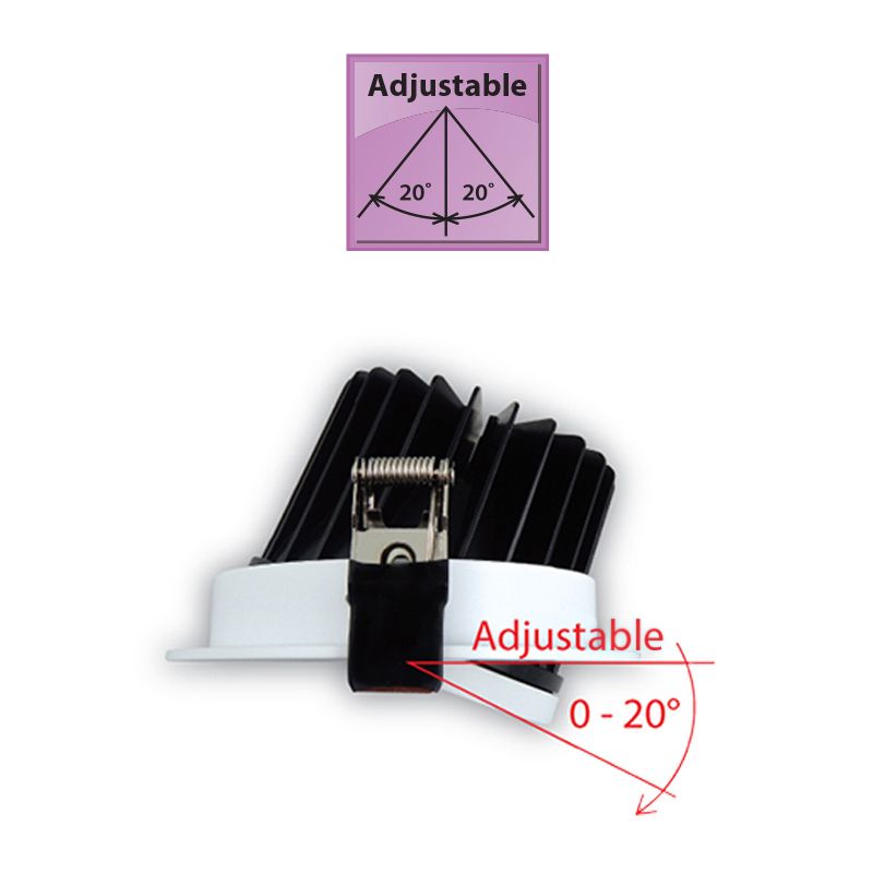 McLED Sima 30 ML-412.035.33.0 LED vstavané svietidlo 14 cm, biela - galéria #9