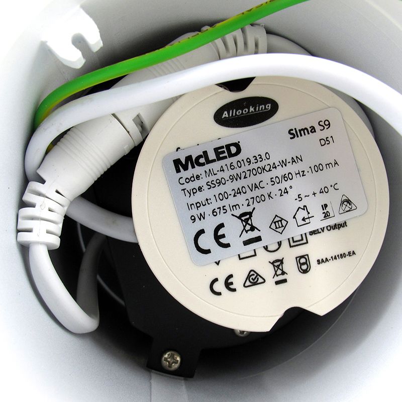 McLED Sima S9 ML-416.019.33.0 stropné LED svietidlo 9 cm, biela - galéria #6