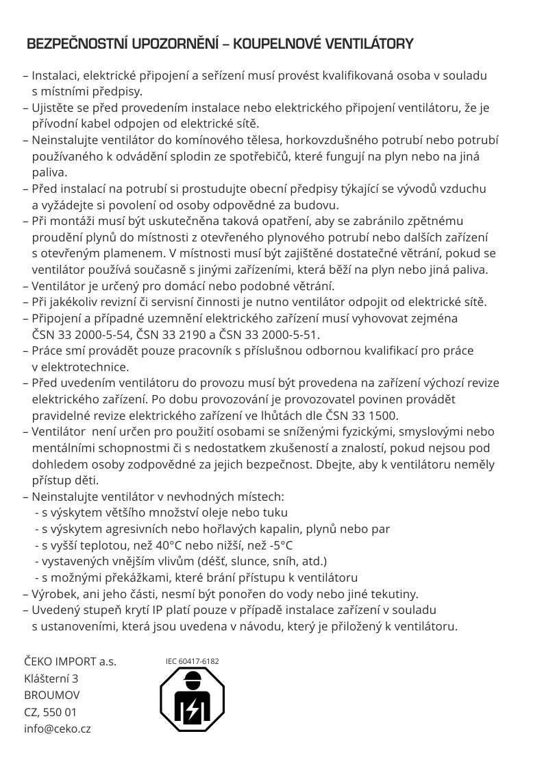 Cata E120GBT Ventilátor axiální černý - galéria #6