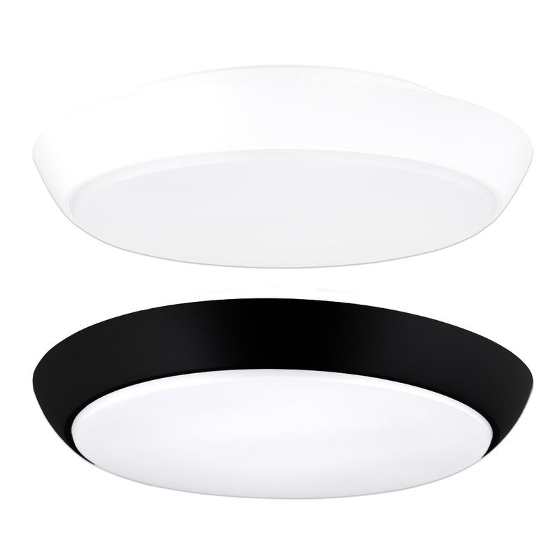 McLED Safir 15 ML-411.015.91.0 LED Stropné LED svietidlo 30 cm s dekoratívnymi límcami biela, čierna - galéria #2