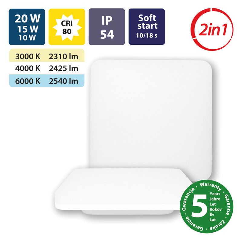 McLED Cebbin S20 ML-411.017.91.0 Stropné LED svietidlo 32 cm, biela - galéria #2