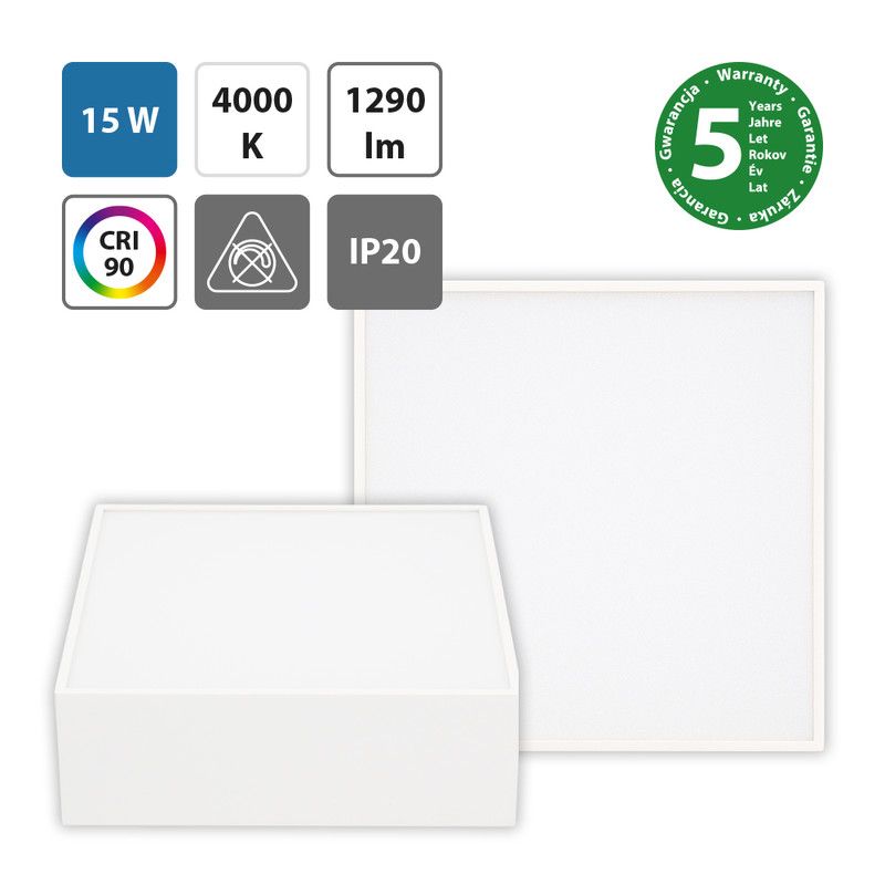 McLED Mold S15 ML-416.065.33.0 Nástenné, stropné LED svietidlo 17,5 cm, biela - galéria #3