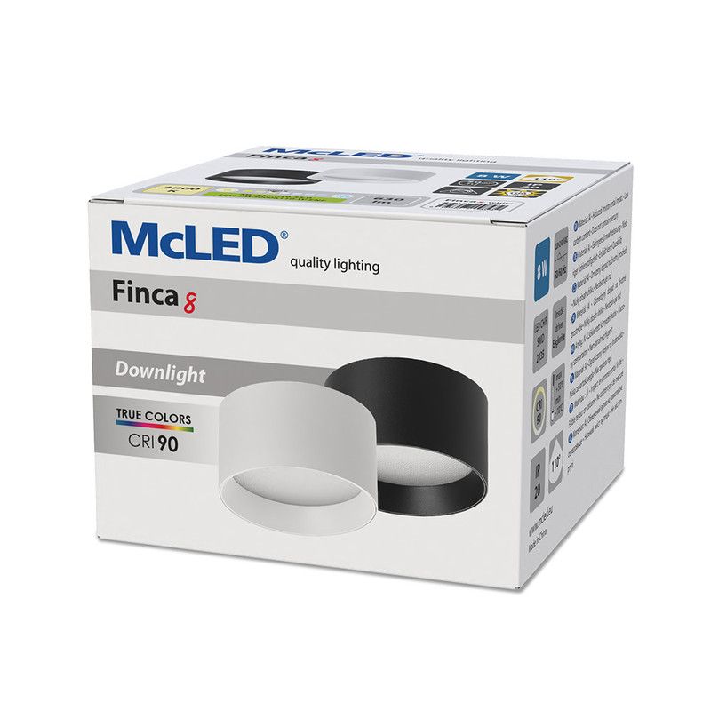 McLED Finca 8 ML-416.049.33.0 Stropné LED svietidlo 9 cm, biela - galéria #11