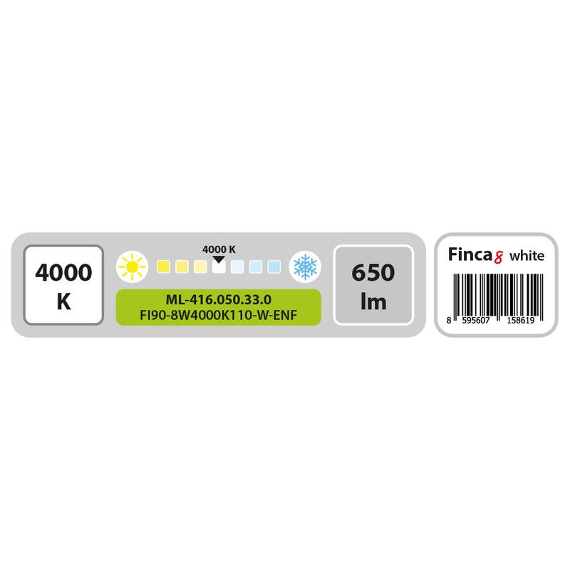 McLED Finca 8 ML-416.050.33.0 Stropné LED svietidlo 9 cm, biela - galéria #9