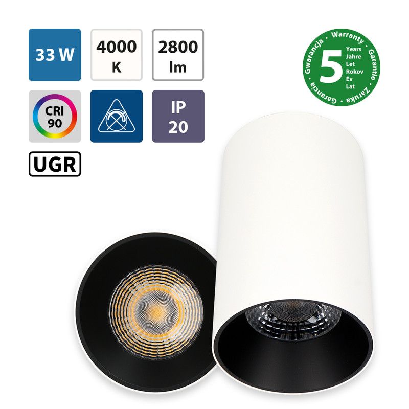 McLED Sima 33 ML-416.032.33.0-38 Stropné LED svietidlo10,5 cm, biela - galéria #2