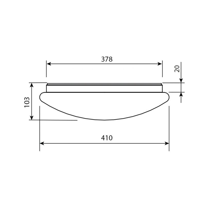 McLED Inca 32 ML-411.239.32.0 Nástenné, stropné LED svietidlo 41 cm, biela - galéria #8