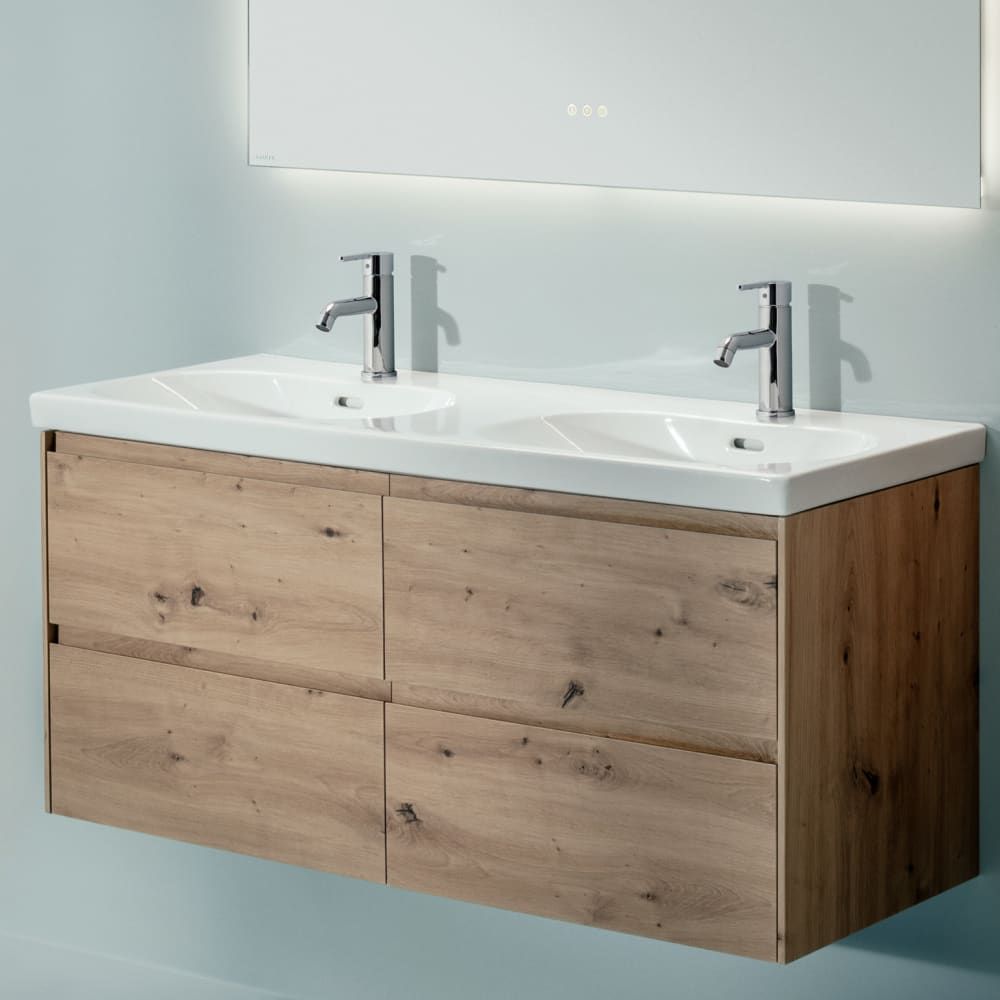 Laufen Lua Dvojité umývadlo 120 x 46 cm, biele H8140814001041 - galéria #2