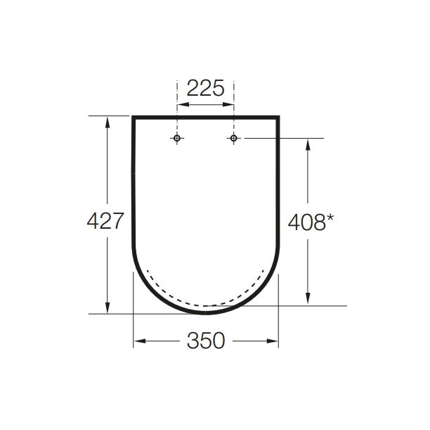 Kompaktné WC sedadlo Roca The Gap SoftClose, Supralit, biele A80173200B - galéria #1