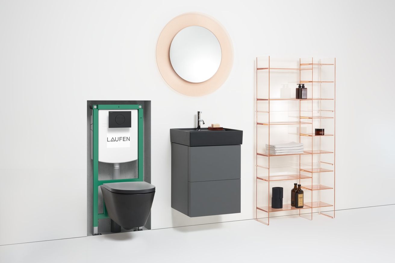 Laufen Ineo Sunrise Ovládacie tlačidlo, matná čierna H9001127160001 - galéria #1
