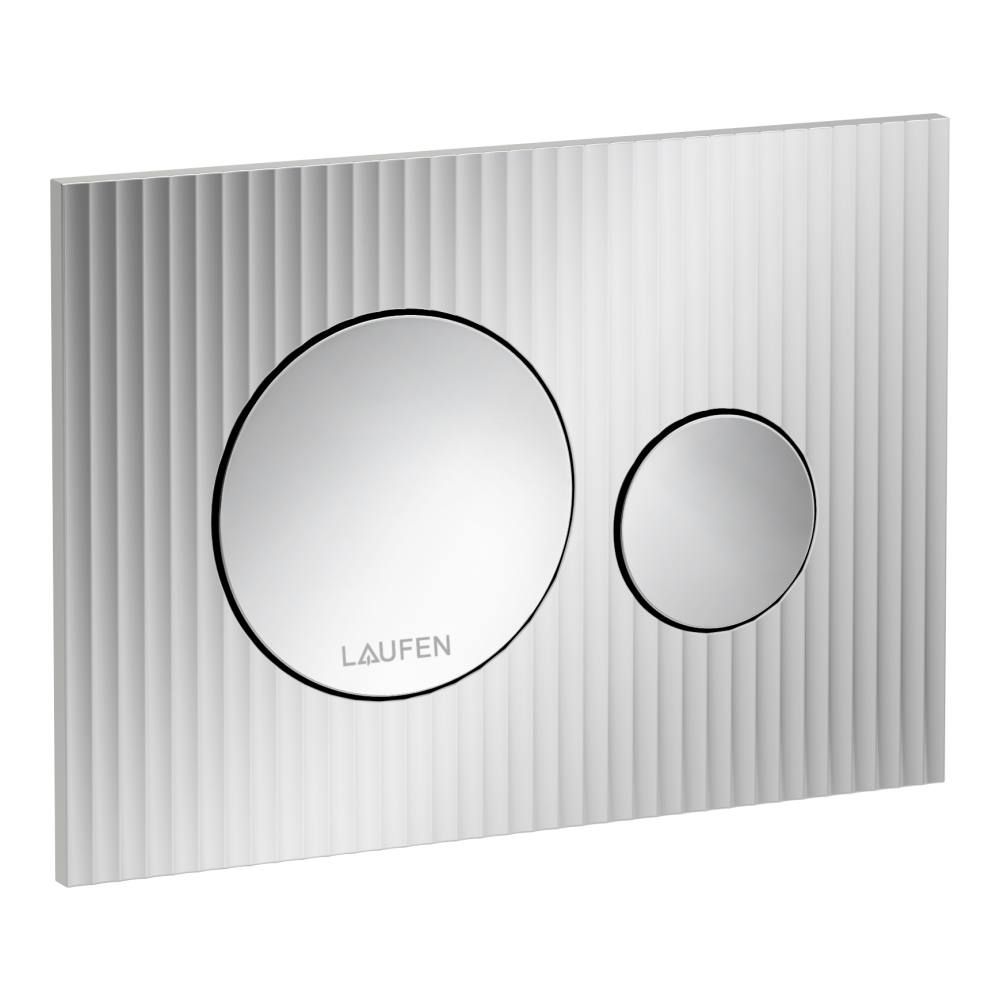 Laufen Ineo Moondance Ovládací gombík s prúžkami, chrómový lesk H9001160040001 - galéria #1