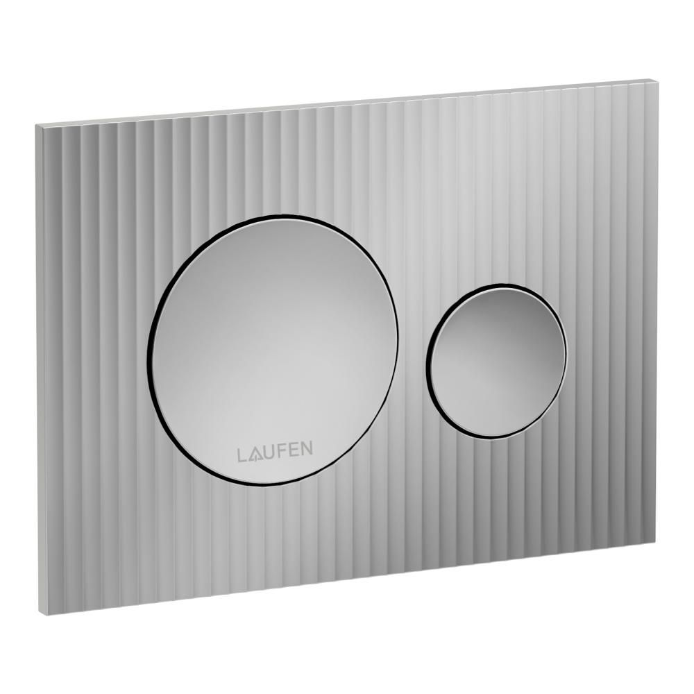 Laufen Ineo Moondance Ovládacie tlačidlo s prúžkom, matný chróm H9001160070001 - galéria #1