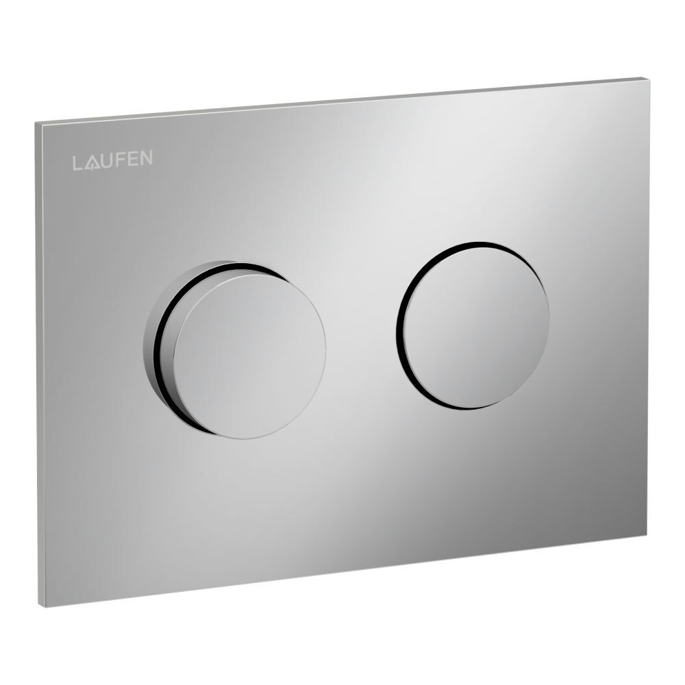 Laufen Ineo Groove Ovládacie tlačidlo, matný chróm H9001170070001 - galéria #1