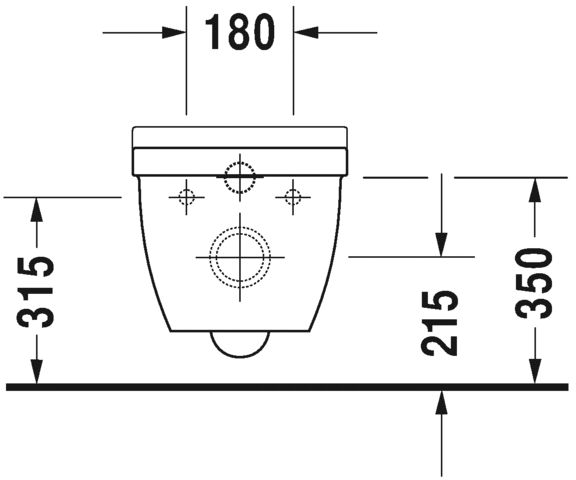 Duravit Starck 3 WC Rimless 360x540mm 2527090000 - galéria #1