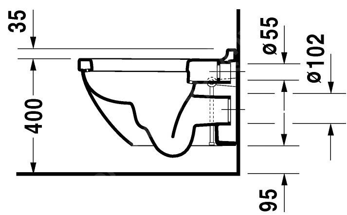 Duravit Starck 3 závesné WC 2225090000 - galéria #2