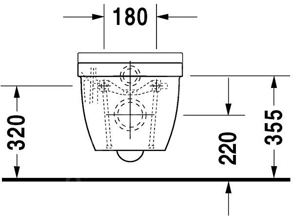 Duravit Starck 3 závesné WC 2225090000 - galéria #1