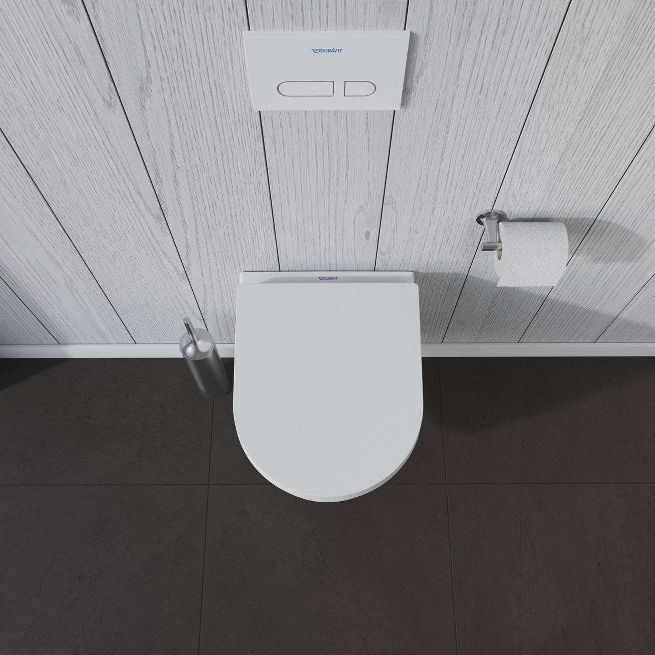 Duravit ME by Starck Závesné WC, Rimless, WonderGliss, biele 25300900001 - galéria #8