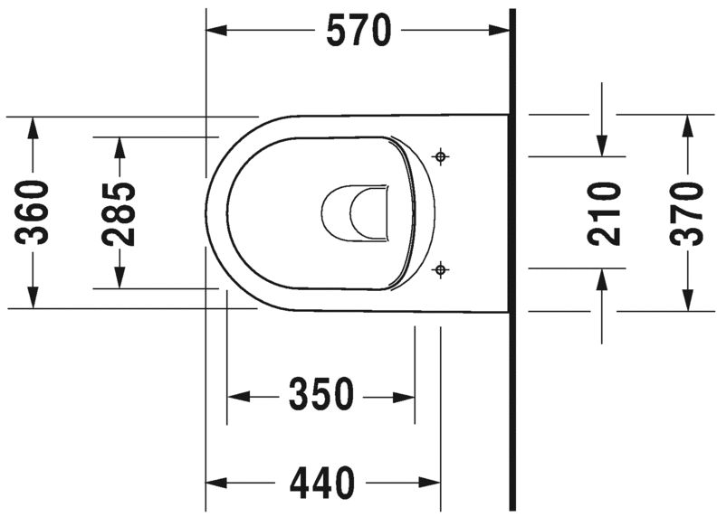 Duravit ME by STARCK WC Rimless 2529090000 - galéria #1