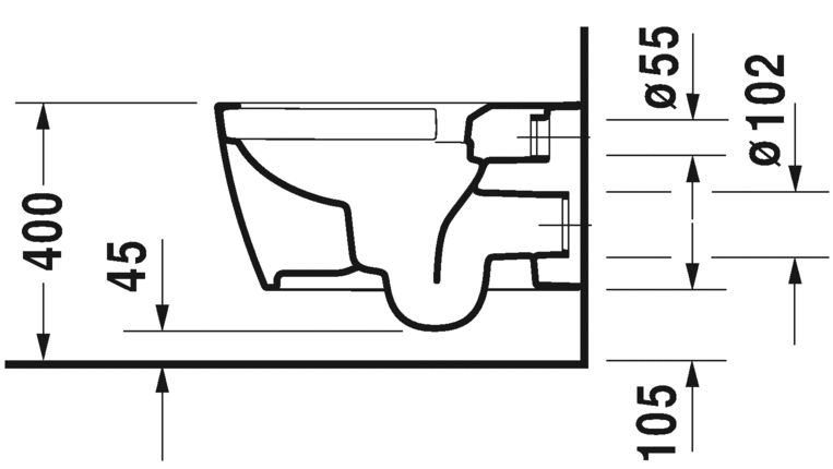 Duravit ME by STARCK WC Rimless 2529090000 - galéria #2