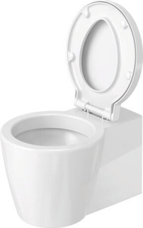 Duravit Starck 1 Závesné WC, Wonder Gliss, biela 02100900641 - galéria #1