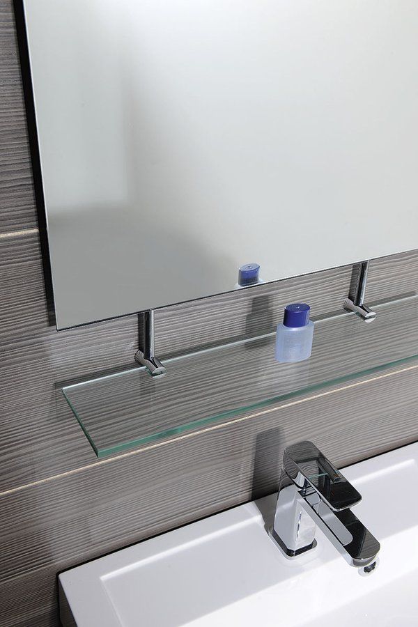 Sapho Wega Zrkadlo 60x80 cm s policou 60092-6 - galéria #2