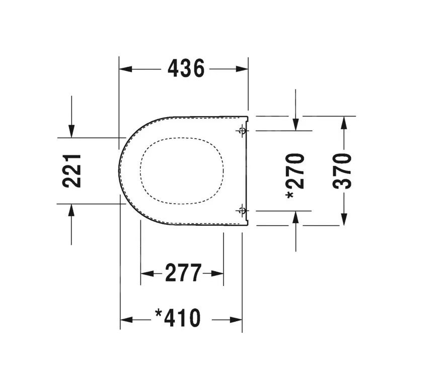 Duravit Darling New Záchodová doska, biele 0069890000 - galéria #1