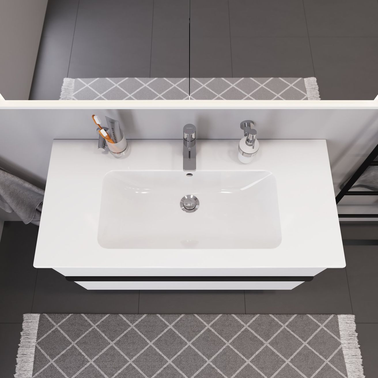 Duravit ME by Starck Umývadlo 103x49 cm, biele 2336100000 - galéria #2