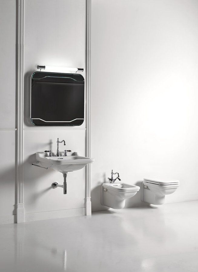 Kerasan Waldorf WC 37x55 cm, biela 411501 - galéria #1