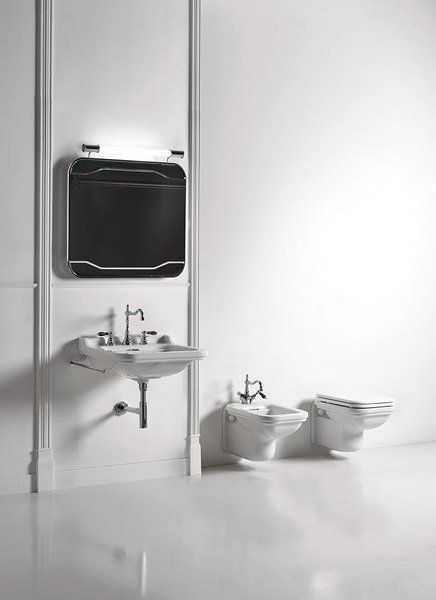 Kerasan Waldorf Keramické umývadlo 60x55 cm, biele 4140K1 - galéria #3