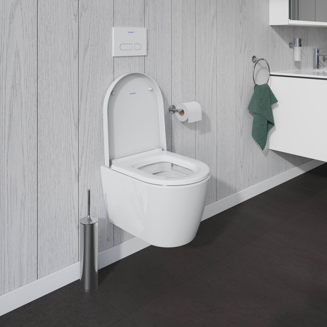 Duravit ME by Starck Závesné WC, Rimless, biele 2530090000 - galéria #6