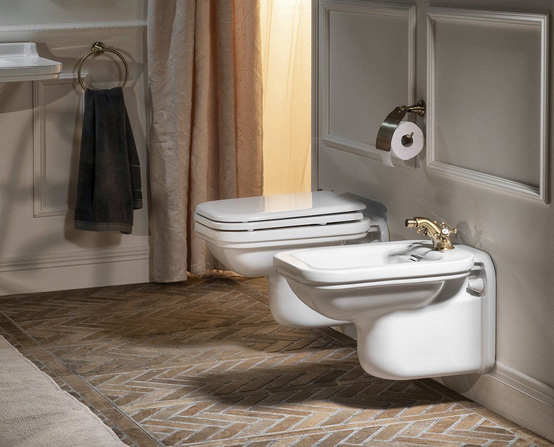 Kerasan Waldorf Nástenný bidet 37x33,5x55 cm, biely 4125K1 - galéria #2