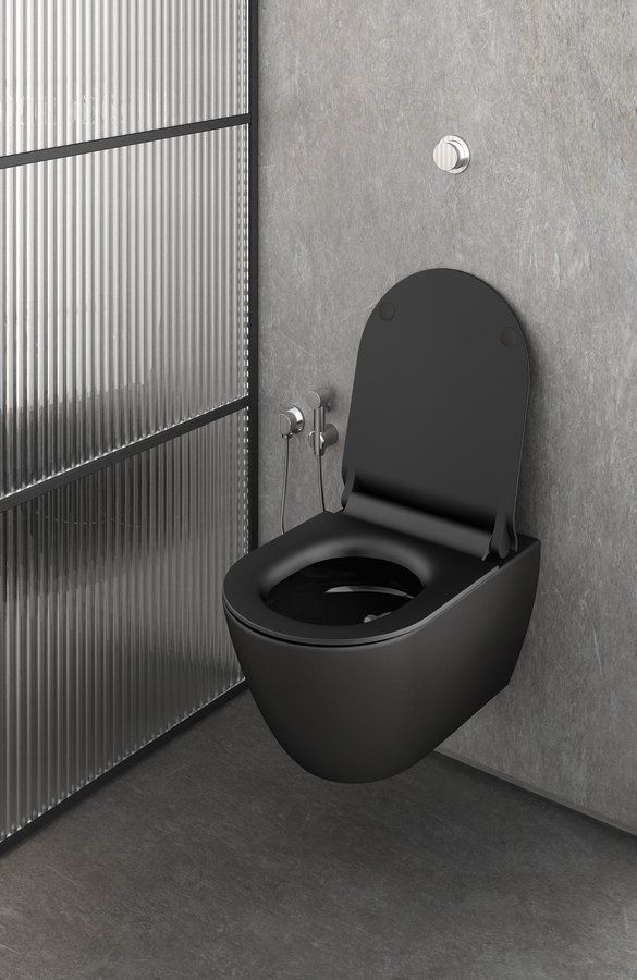 GSI Pura WC 55x36 cm, čierna 881526 - galéria #3