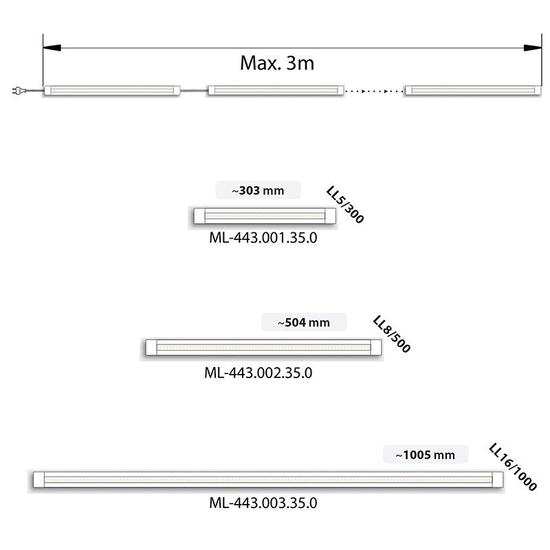 McLED LL16/1000 lineárne LED svetlo,100,5 cm, ML-443.003.35.0 - galéria #4