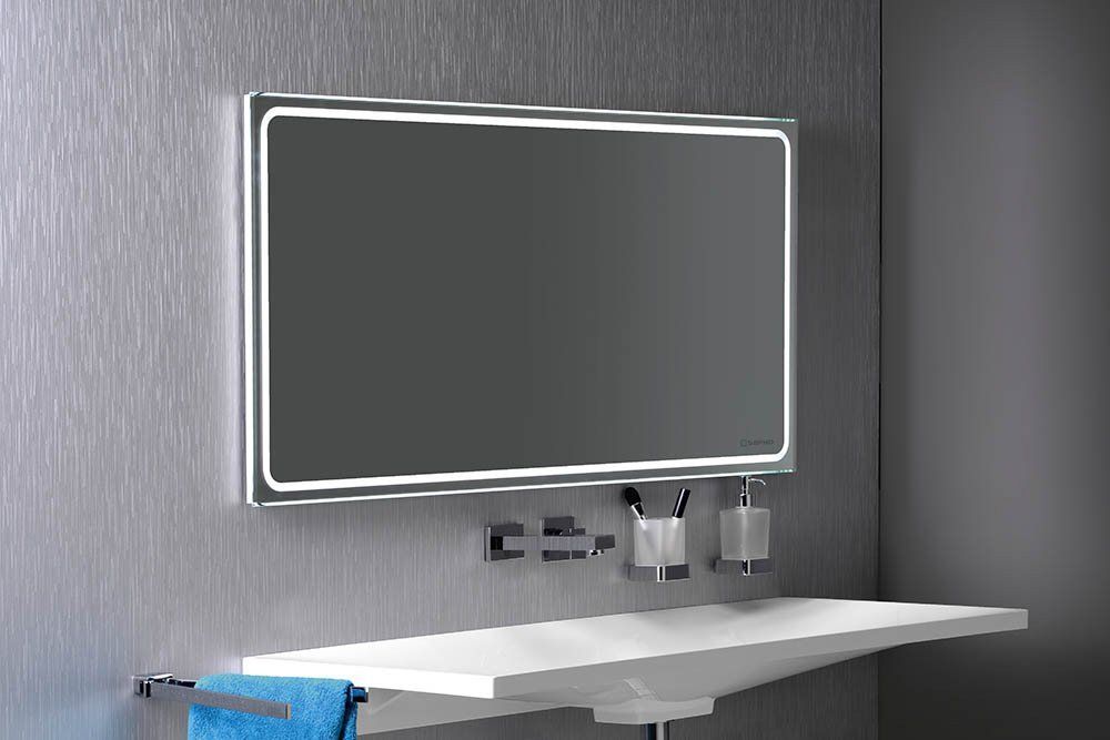 Zrkadlo Sapho Gemini 120x60 cm s osvetleným okrajom LED, GM120 - galéria #2