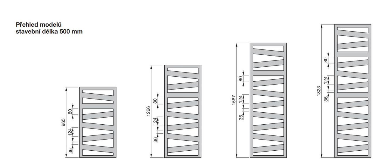 Zehnder Kazeane RK-100-050 Radiátor kombinovaný, 50x96,5cm, biely - galéria #2