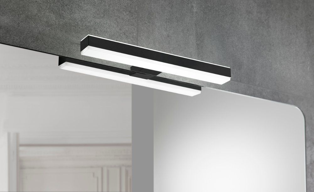 Sapho Veronica SAS301B Nástenné LED osvetlenie  30 cm, čierna - galéria #1